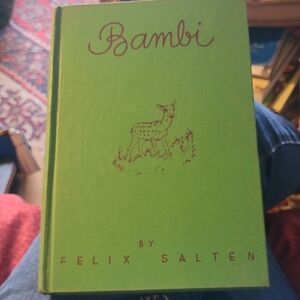 Green 'Bambi' Book by Felix Salten